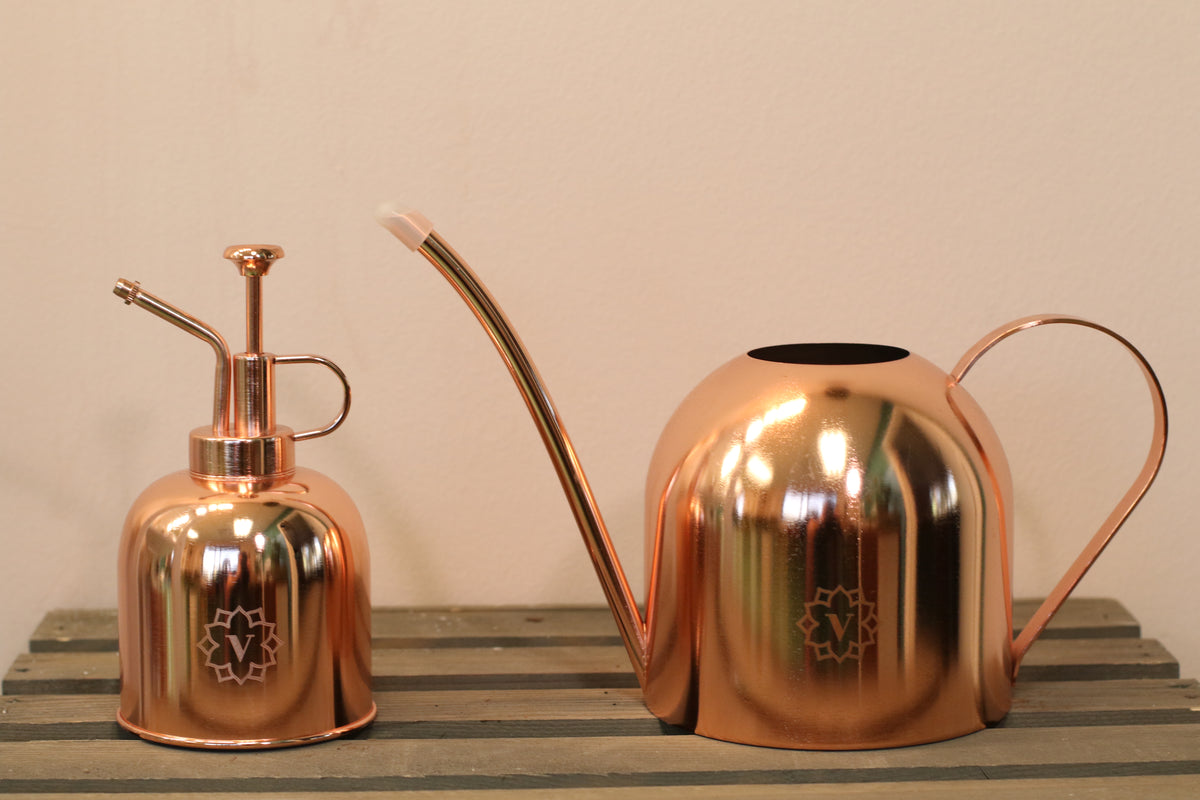 Lyfe Watering Can & Mister Bundle Rose Gold