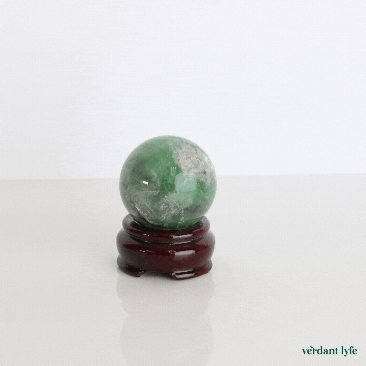 Green Fluorite Sphere