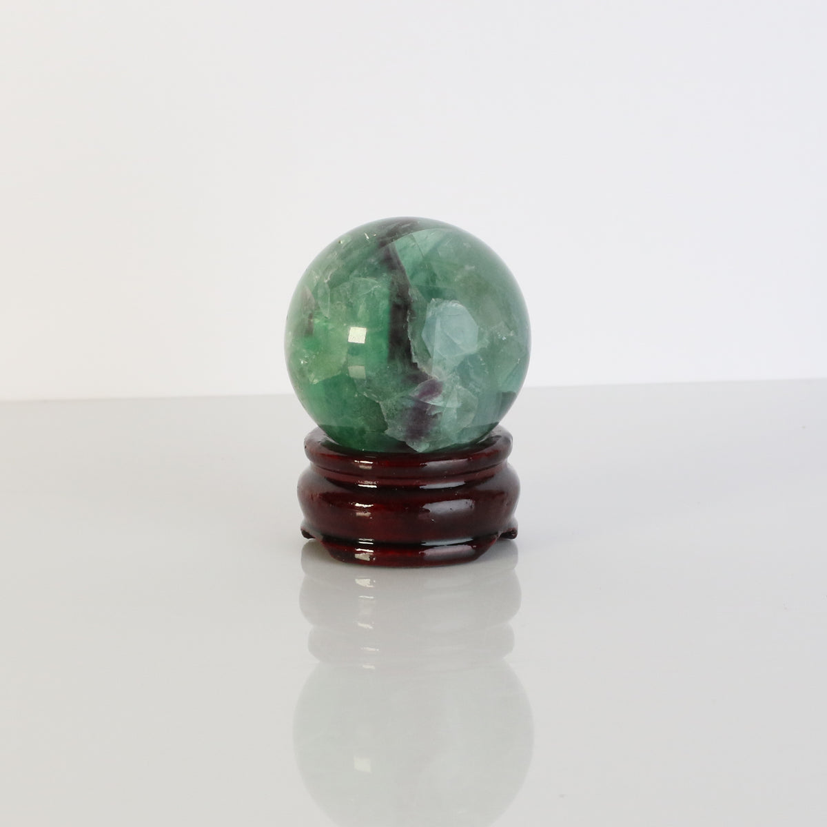Green Fluorite Sphere