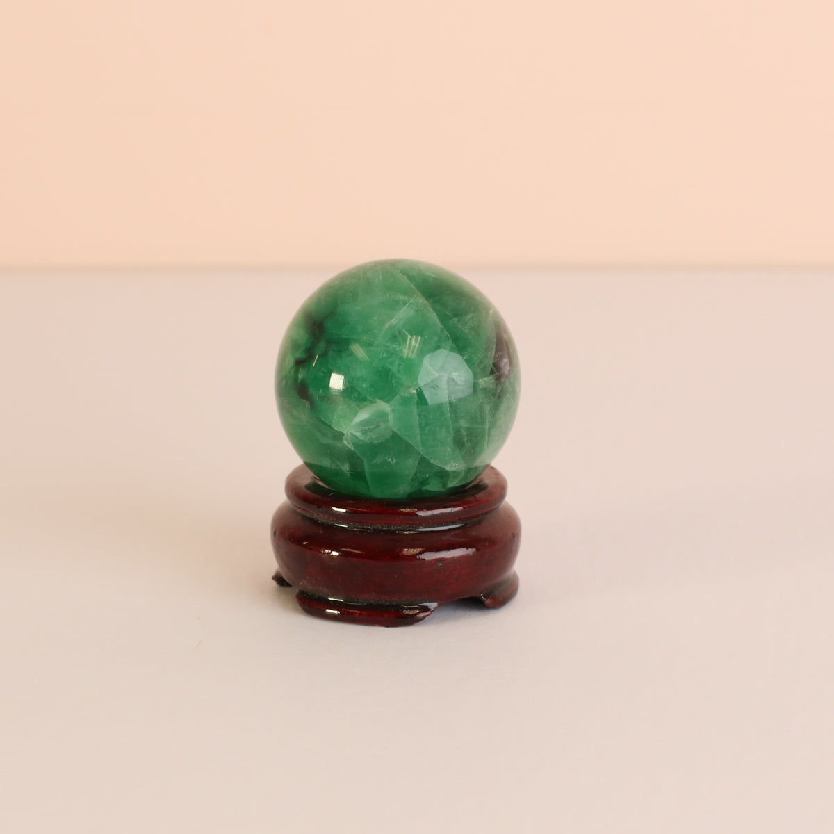 Green Fluorite Sphere
