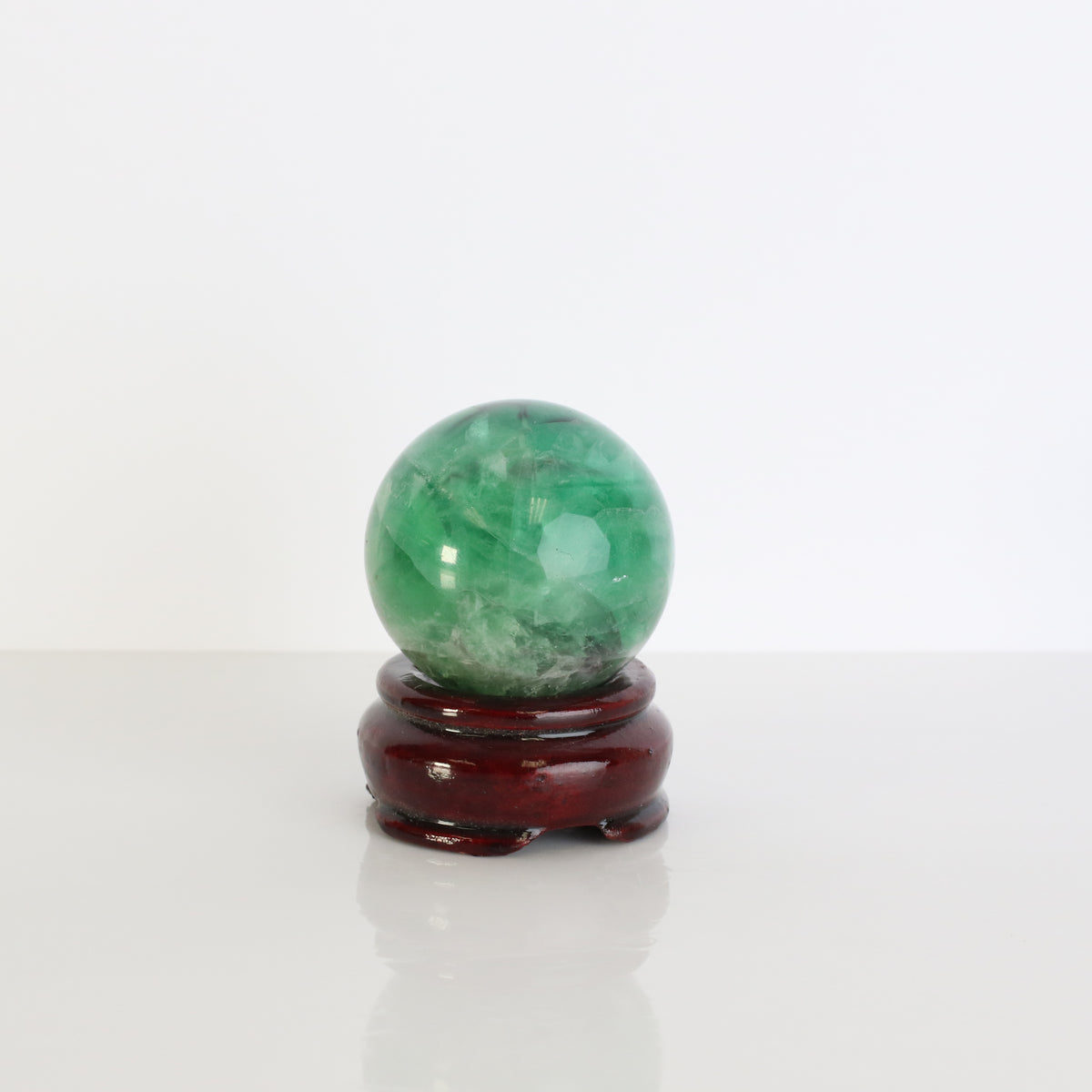 Green Fluorite Sphere