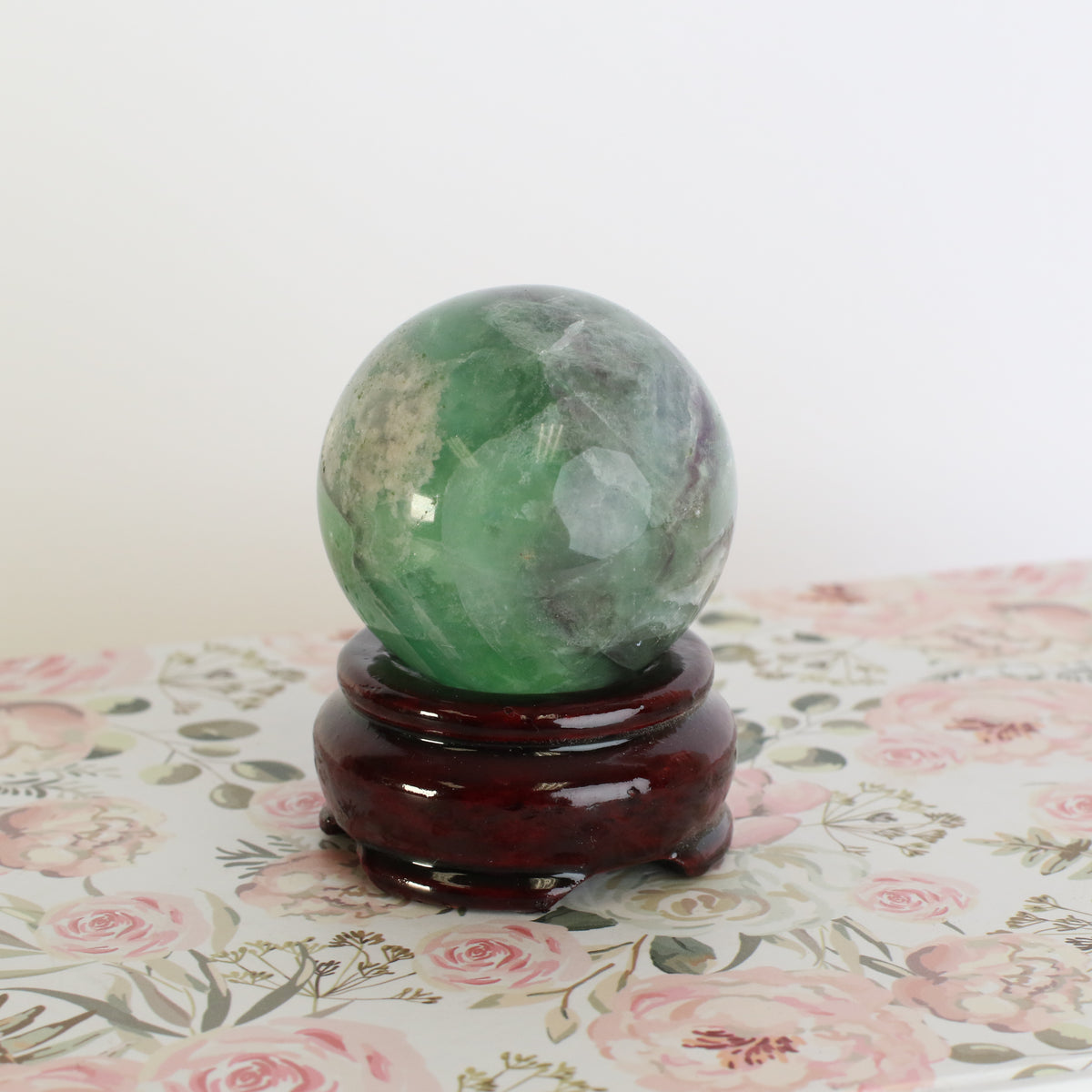 Green Fluorite Sphere