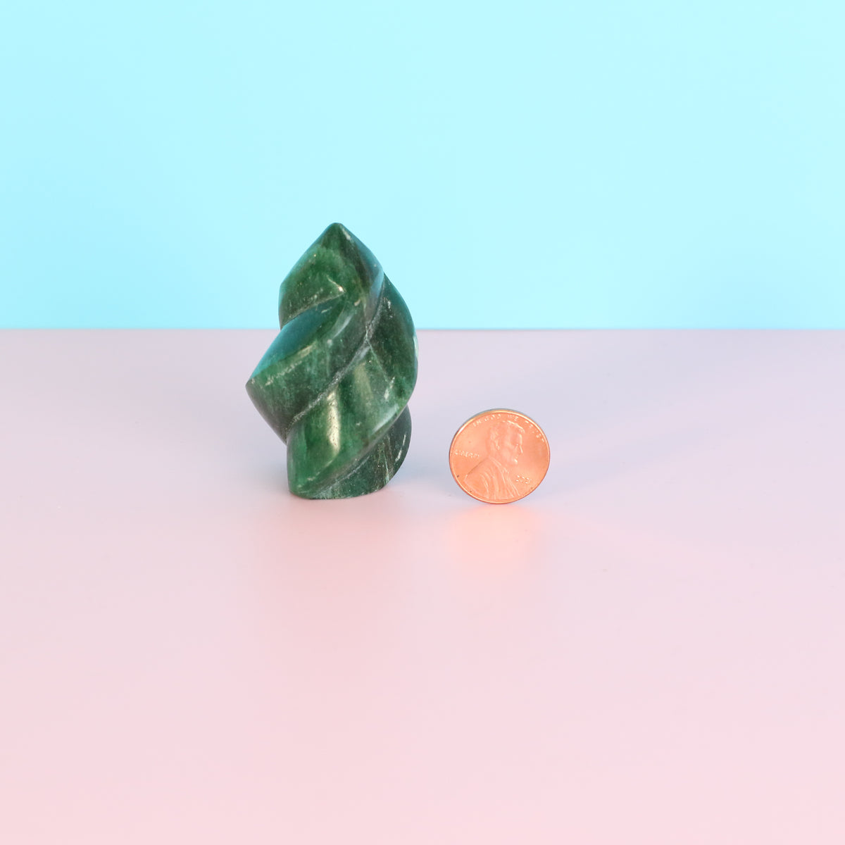 Nephrite Jade Swirl Stone