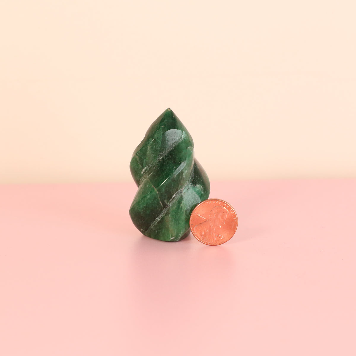 Nephrite Jade Swirl Stone