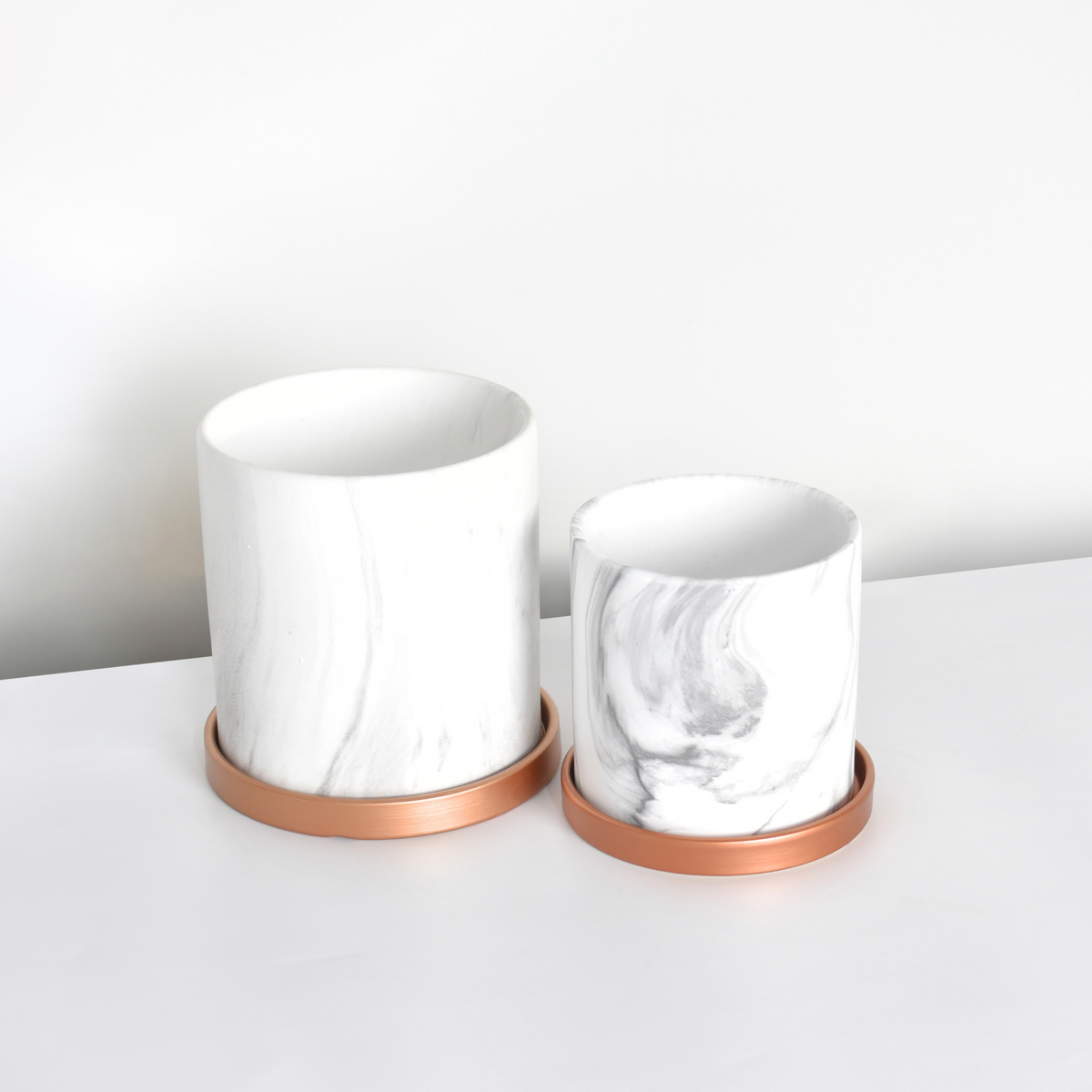  Ceramic Marble Planter 