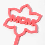 MOM Heart Pink Acrylic Plant Sign - Add On Verdant Lyfe